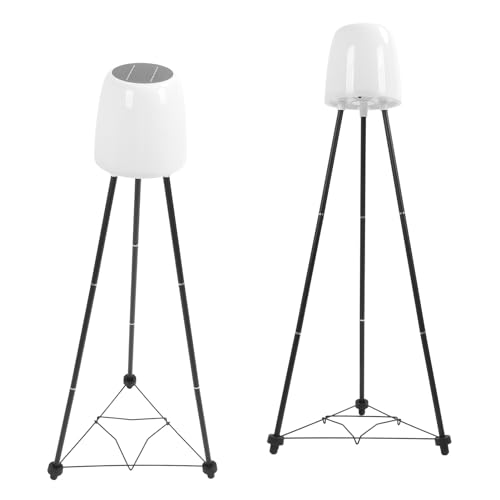 Lámpara de pie para jardín y patio con diseño triangular 2