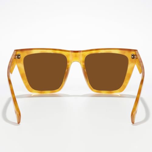 Fashion Oversized Square Polarized Sunglasses for Women Trendy UV Protection Lens Womens Sunnies4