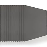 Frienda 12 Pack Large Microfiber Glass Cleaning Cloths 12 x 12 Inch Oversized Eyeglass Sunglasses Cleaning Cloths for Electronics Glasses Screens and Lenses(Gray)