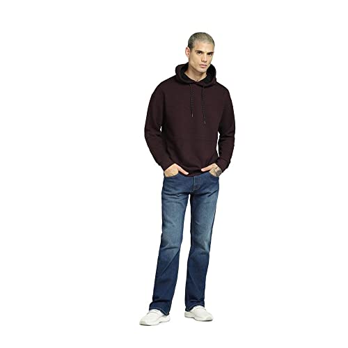 Image of JACK & JONES Textured Cotton Regular Fit Mens Sweatshirt