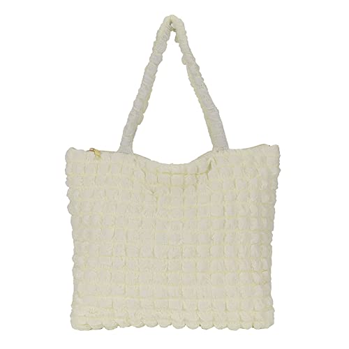 TTSAM Sacs à bandoulière, sac à main pour femme, sac à bandoulière, sac à main, sac à main, sac à main, sac à main, grande capacité pour femme et fille, Blanc., 40CM*32CM*3CM Cover