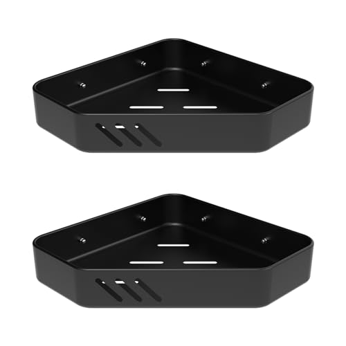 Ibergrif M34034B Duschablage ohne Bohren Ecke, 2 Stück Rostfreie...