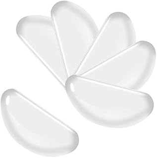 40 Pairs Eyeglass Nose Pads Silicone Soft Seft Adhesive Thin Anti-Slip Nosepads for Eyeglasses Glasses Sunglasses (Clear 1mm)