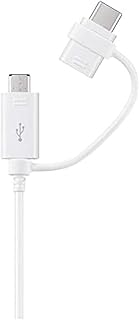 Samsung EP-DG930 1.5m USB A Micro-USB B/USB C Color Blanco - Cable USB (1,5 m, 2.0/3.0 (3.1 Gen 1), USB A, Micro-USB B/USB C, Macho/Macho, Color Blanco)