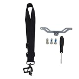 Lylithuif Cinturino regolabile con cordino per collo con fibbia singola per Mini 3 Pro Accessori controller intelligente RC Mani libere Fotografia aerea Nylon Lega di alluminio 37 62 cm