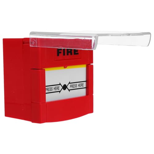 DECOMELODY Pulsante di Allarme Antincendio Manuale Ripristinabile Interruttore di Emergenza per Sicurezza Antincendio Pulsante di Chiamata di Emergenza per Uffici e Ambienti Residenziali
