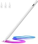 Hastraith Stylus stylo pour iPad(2018-2025)-13 Charge rapide Mins avec sensibilité au Tilt & Rejet de palmiers pour iPad 11/10/9/8/7/6th Gen, Air 7/6/5/4/3/M3/M2, Pro 13"/12.9"/11"/M4, Mini 7/6/5th,blanc