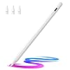 Lápiz capacitivo para iPad (2018-2025) – Carga rápida de 13 minutos con sensibilidad de inclinación y rechazo de palma para iPad 11/10/9/8/7/6ª generación, Air 7/6/5/4/3/M3/M2, Pro 13″/12.9