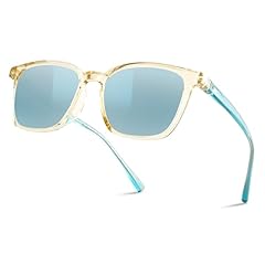 Transparent Buttercup&aqua Haze Clear/Silver Mirrored Lens