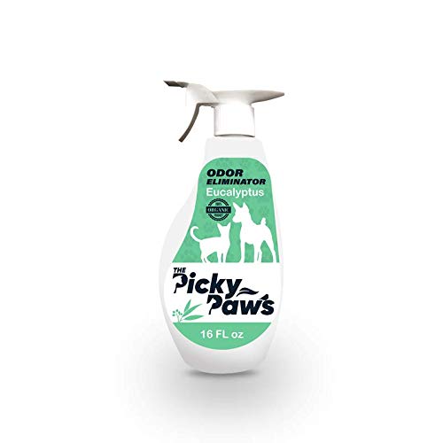 The Picky Paws Pet Odor Eliminator Ready-to-Use Eucalyptus Spray, for Dogs, Cats and other Pets 16 FL oz.