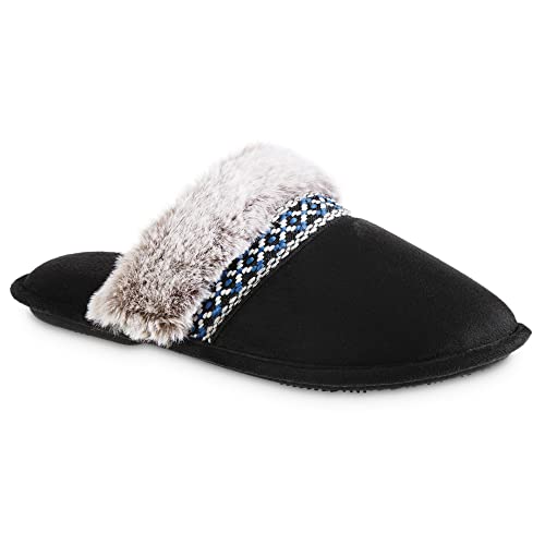 isotoner Womens Microsuede Aria Clog Slippers