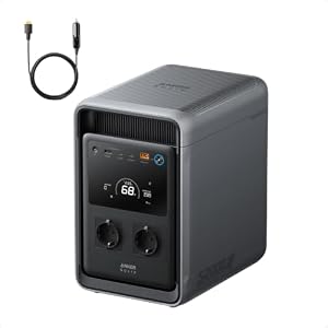 Anker SOLIX S2000 Powerstation mit Autoladekabel, 2.010Wh