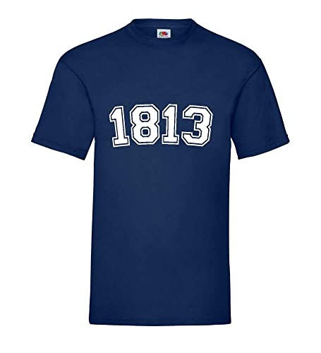 T-shirt homme bleu marine XXXL 1813 vêtement coton été