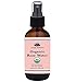 Rose Water USDA Organic Toner Spray for Face Hair Skin by Joyal Beauty. 100% Pure Bulgarian Rose Damascena Steam Distilled. Premium Therapeutic Grade 4oz Glass Bottle.