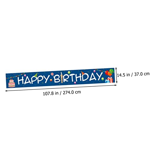 jojofuny 2 Peças Bandeira De Aniversário Bandeira De Festa De Aniversário Acessórios Para Festa Deco