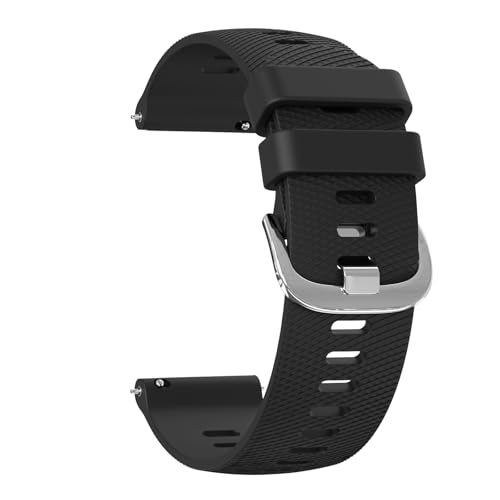 【Nuovo Modello】Garmin forerunner 255 22mm cinturino caratterizzato da strisce nuovissime, semplici ed eleganti, abbinato a bottoni ondulati curvi in argento, l'aspetto è più alla moda.