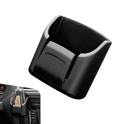 Zosgrew Key Fob Holder for Car Dashboard, Multifunctional Car Key Fob Holder, Self-adhesive Dashboards Organizer Keys Remote Mount, for Most Vehicles (Black)