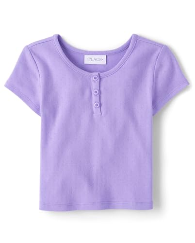 Image of The Children's Place Girls' Basic Short Sleeve Knit Shirts