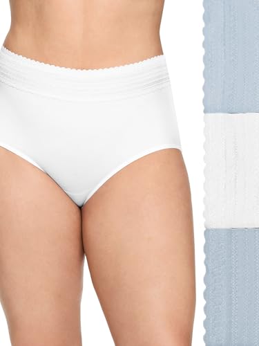 Image of Warner's Women's No Pinching No Problems Dig-free Cotton Blend High-waist 3 - Pack Brief Rs2093p