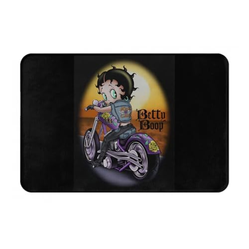 玄関マット ベティちゃん ベティブープ (3) トイレマット バスマット 吸水速乾 滑り止め 抗菌 防臭 丸洗い可能 おしゃれ ふわふわ 柔らかい 40×60cm