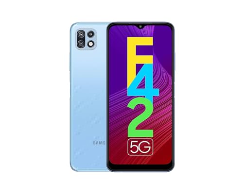 Image of SAMSUNG Galaxy F42 5G (Matte Aqua, 6GB RAM 128GB Storage)