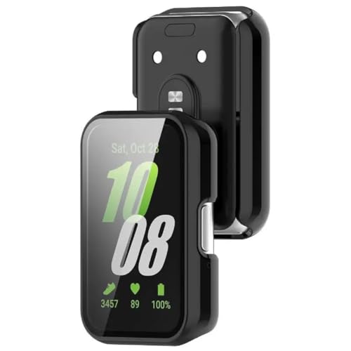 Capa Case Bumper Preto Com Película P/Galaxy Fit 3
