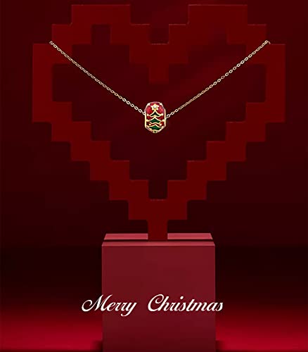 Image of Christmas Elf Deer Gingerbread Man Penguin Sweet Candy Charm for Pandora Bracelet