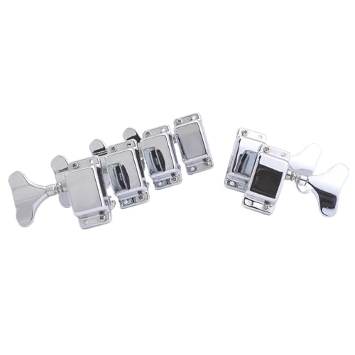 ペグ マシンヘッド 6弦エレキベースドライバーヘッドチューナー1セット(4L2R)