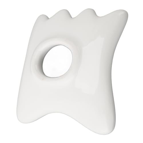 Ferramenta de Raspagem Facial Cerâmica, Reduzindo Olheiras Anti Envelhecimento Portátil Cerâmica Gua