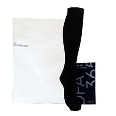 Olanmarp Wäschenetz + Ofa 365 Stützstrümpfe (Paar) - Medizinische Kniestrümpfe für Damen & Herren - Thrombosestrümpfe für Reisen & Schwangerschaft Farbe Schwarz (Schuhgrösse 39-41, Baumwolle)