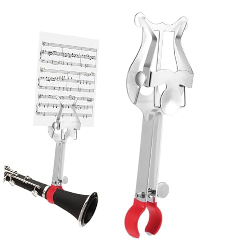SUPVOX Marching Band Music Clip Sheet Music Holder Clarinet Lyre Clip Trumpet Lyre