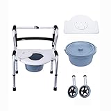Handicapped Elderly Walking Frame Handrail Frame Recovery Walk Rehabilitation Height Adjustable Removable Band Bidet Commode