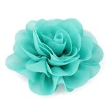 Vendita al dettaglio di 8,5 cm petali di fiori di papavero fermagli for capelli fiori di capelli in tessuto rosa arrotolati for accessori for capelli for ragazze