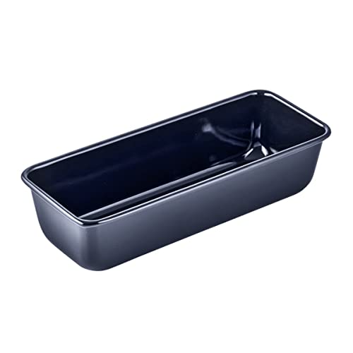 Dr Oetker Moule à Cake Rectangulaire 30 cm - Moule à Pain, Gâteau, Brioche - Acier Bleu - 30 x 13 x 7,5 cm