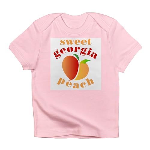 CafePress Sweet Georgia Peach Infant T Shirt Short Sleeve Baby Graphic T-Shirt