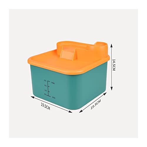 Fuente de agua automática para gato y perro color dorado miniatura 6