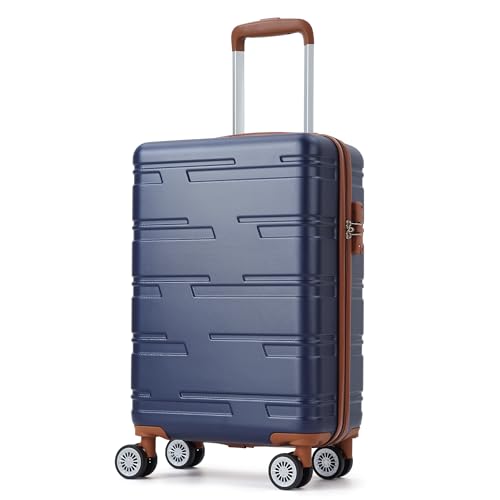 24 Inch Expandable Hard Shell Carry On Luggage with Spinner Wheels, Hardside Carry On Suitcase with Tsa Lock, Lightweight Hardshell Suitcase
