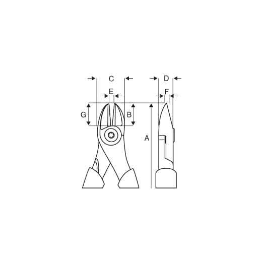 Bahco 2101S-200 Ergo Side Isolierte Schneidzange – Ansicht 4