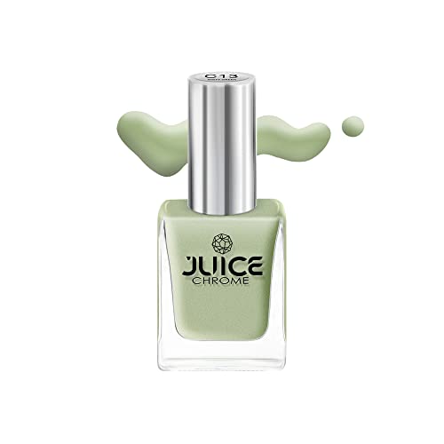 Juice One Coat Nail Paint, Glossy Finish, Combo Teal Blue - C02, Blooming Pink - C05, Blush Silver - C12, Misty Green -C13 Long Lasting 11Ml Each Pack Of 4 - Image 5