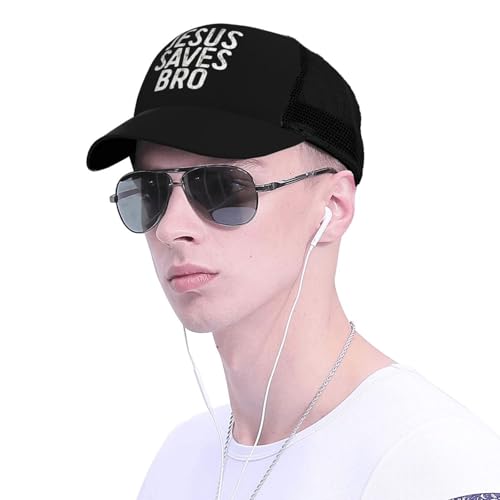 Jesus Saves Bro Unisex Mesh Baseball Caps - Classic Adjustable Hat4