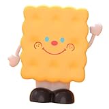 Sosoport Luce Notturna Forma di Biscotto Lampada da Tavolo Decorativa Luce Calda e Rilassante per Casa Realizzata in Materiale Abs di Buona Qualità Piccole Dimensioni Compatte che Non Occup