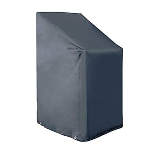 EUGAD Gartenmöbel Schutzhülle Abdeckhaube für Stuhl Gartenstuhl Gewebeplane Plane Hülle 600D Oxford Wasserdicht 0054FCZ