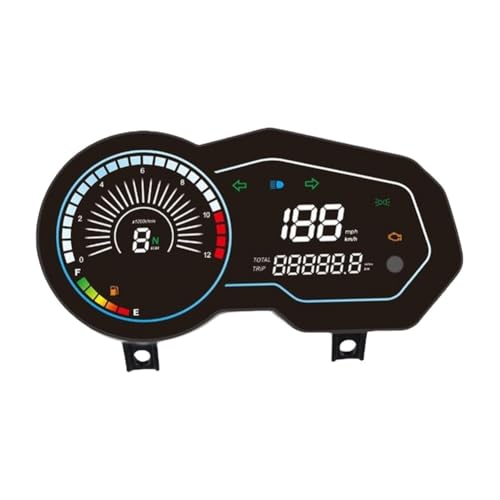 Compteur de vitesse digital moto universel odomètre double et tachymètre numérique pour 150z
