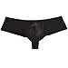 Men's Elastic Spandex Thong Boxer Shiny Boxers Briefs Guys Pants Sexy Men Pouch Underwear Black XL