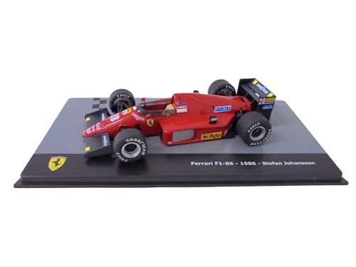Prodotto da Ixo OPO 10 - Vettura di Formula 1 Compatibile con Ferrari F1 86-1986 Stefan Johansson Scala 1/43 - F1F58