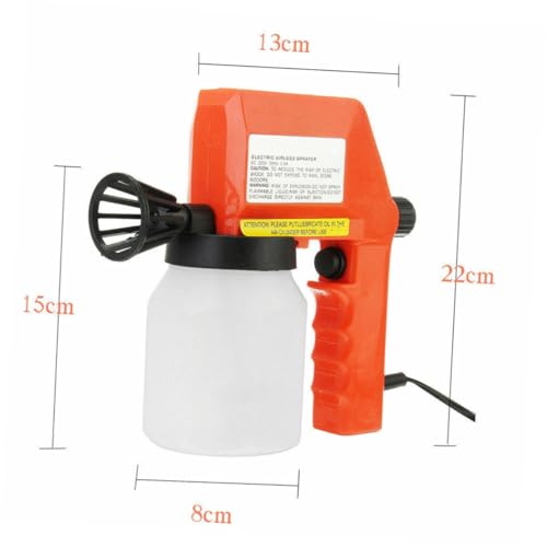 Outil de pulvérisation pour surfaces difficiles HEMOTON 220v atomiseur haute précision orange - 7