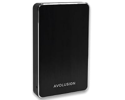 Avolusion M2 Series 1TB USB 3.0 Portable External Gaming Hard Drive (for PS4 / PS5 or Windows OS Laptop/PC) (Renewed)