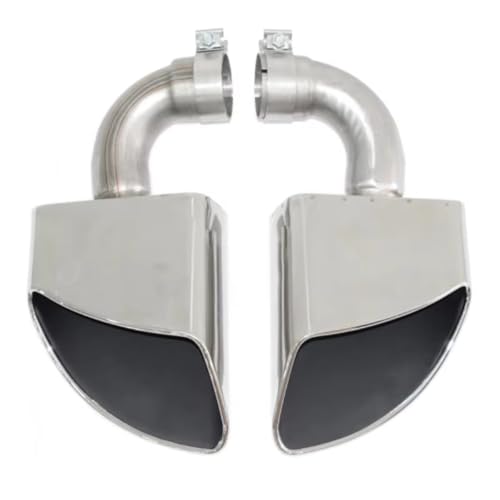Embout de pot d'échappement carré inox pour Toyota Touareg 2011-2017