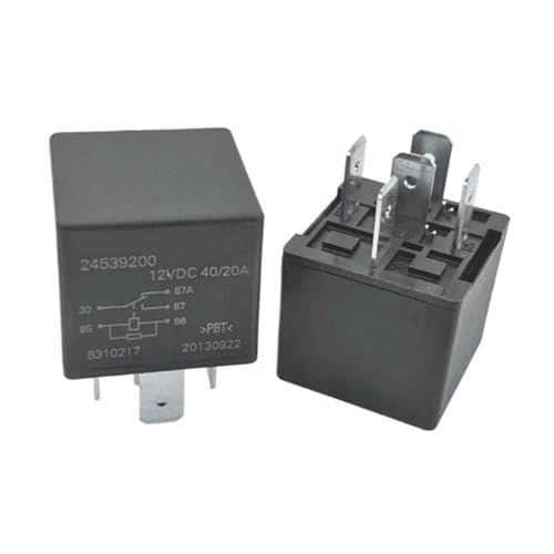 Relais 12V 40A 5PIN pour commande de phares et ventilateur de voiture 24539200