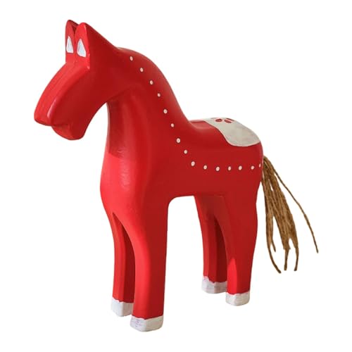 Statue de cheval en bois pour colorer et décorer une chambre